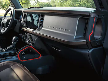 Bronco 2021-2025 Red Passenger Assist Handle