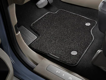 Super Duty 2023-2026, Regular Cab Floor Mats, Carpeted, 60 oz., 2-pc, Black