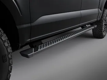 2021-2026 F150 SuperCrew 5in Aluminum Step Bar - Black