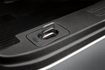 Retractable Flush Mount Black Stake-Pocket Tie-Downs 2pc Set