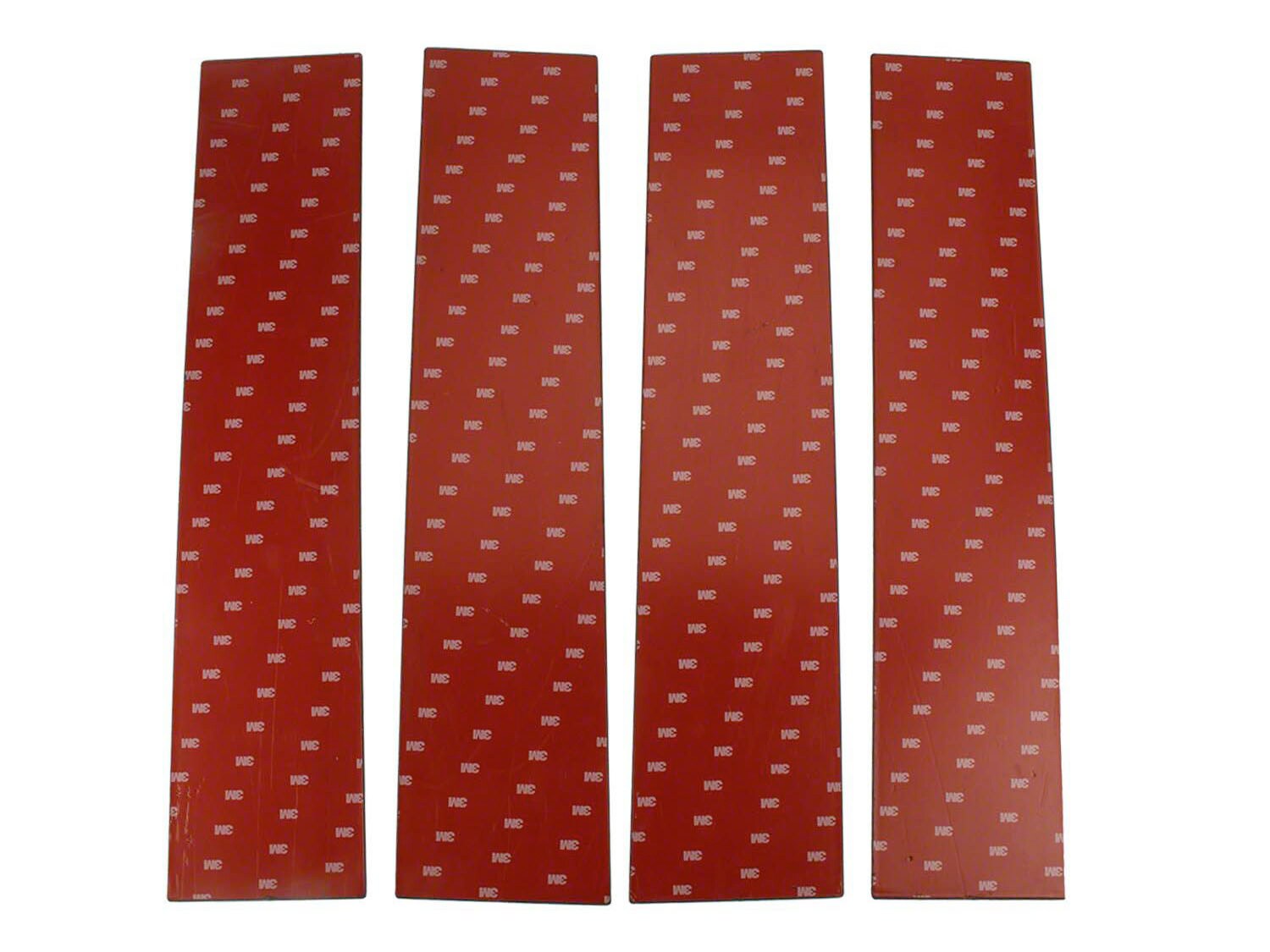 SuperCab & SuperCrew Black Platinum Stainless Steel B-Pillar Trim