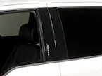 SuperCab & SuperCrew Black Platinum Stainless Steel B-Pillar Trim for Vehicles with Factory Keypad Main Image