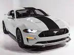 Mustang 2015-2026 Matte Black Over The Top Single Stripe Kit Main Image