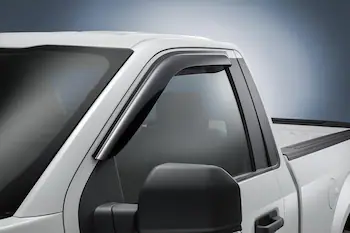 Super Duty Reg Cab 2006-2016 Side Window Deflectors - Low Profile, Smoke by Husky Liners®