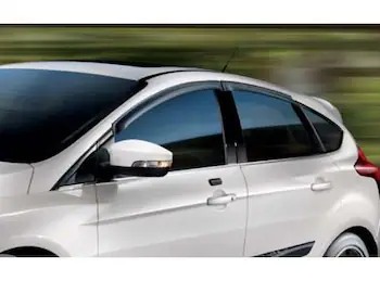 Focus 2012-2018 Side Window Deflectors - Low Profile, Smoke by Husky Liners®