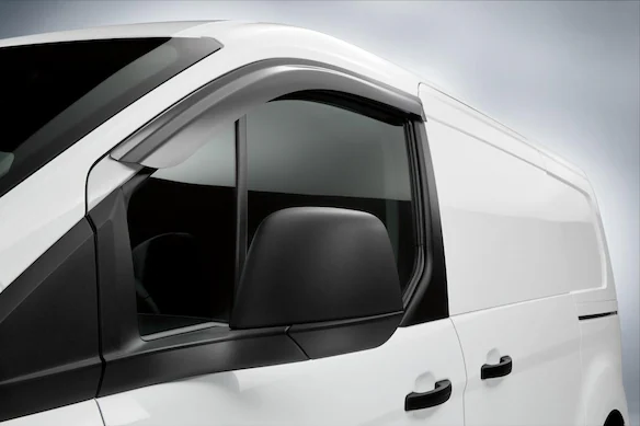 Transit Connect 2014-2023 Side Window Deflectors - Low Profile, Smoke by Husky Liners® Main Image