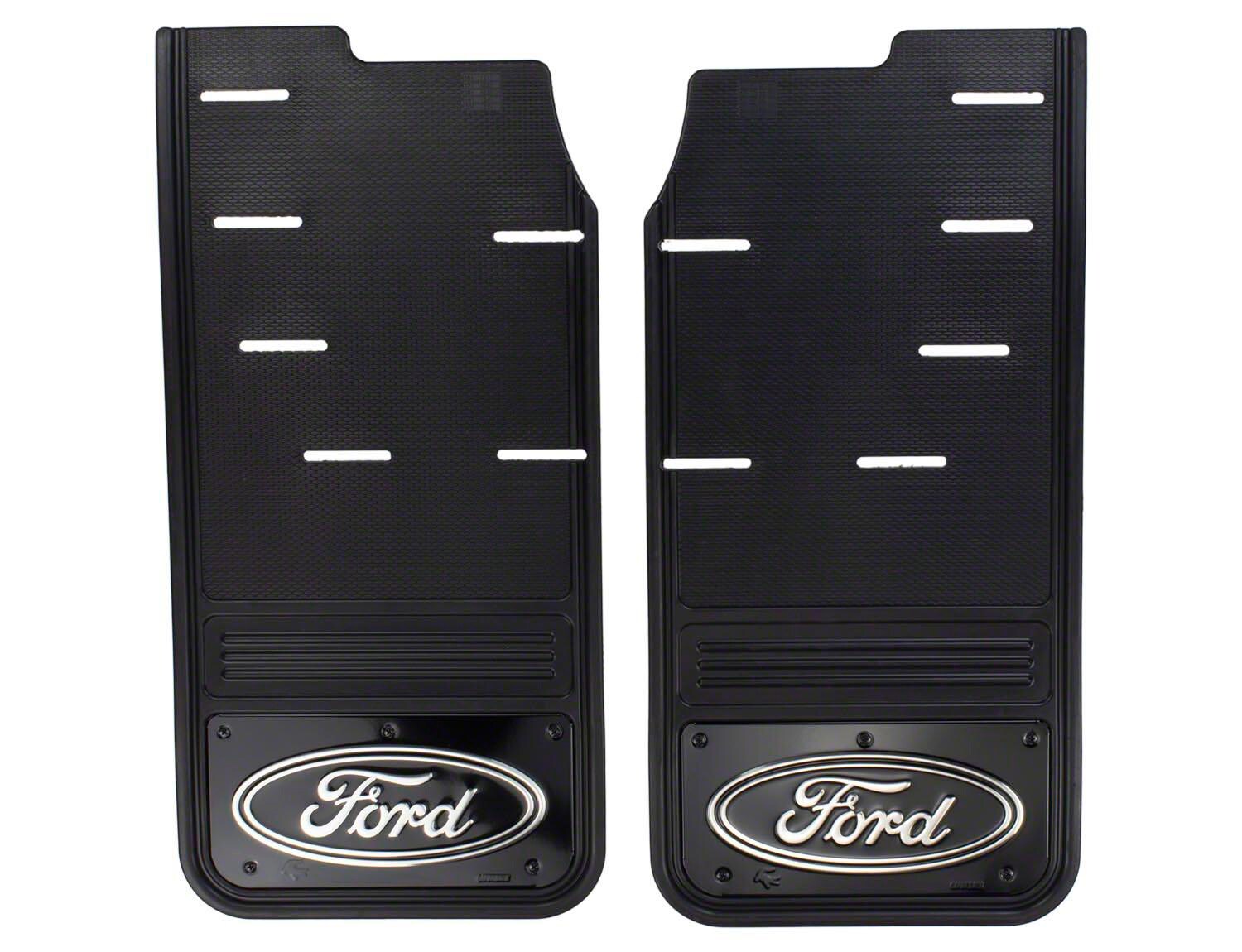 Super Duty 2017-2022 Gatorback Black Ford Logo Splash Guards Rear