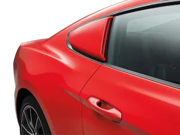 Mustang 2017-2023 Air Design® Race Red Side Quarter Window Scoop