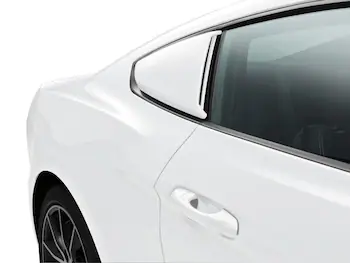 Mustang 2017-2023 Air Design® Oxford White Side Quarter Window Scoop