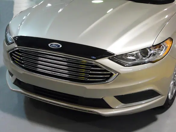 Fusion 2017-2020 Aeroskin® Hood Protector, Smoke by Husky Liners® Main Image