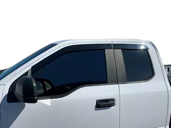 Supercab Low Profile Side Window Air Deflectors by Husky Liners®