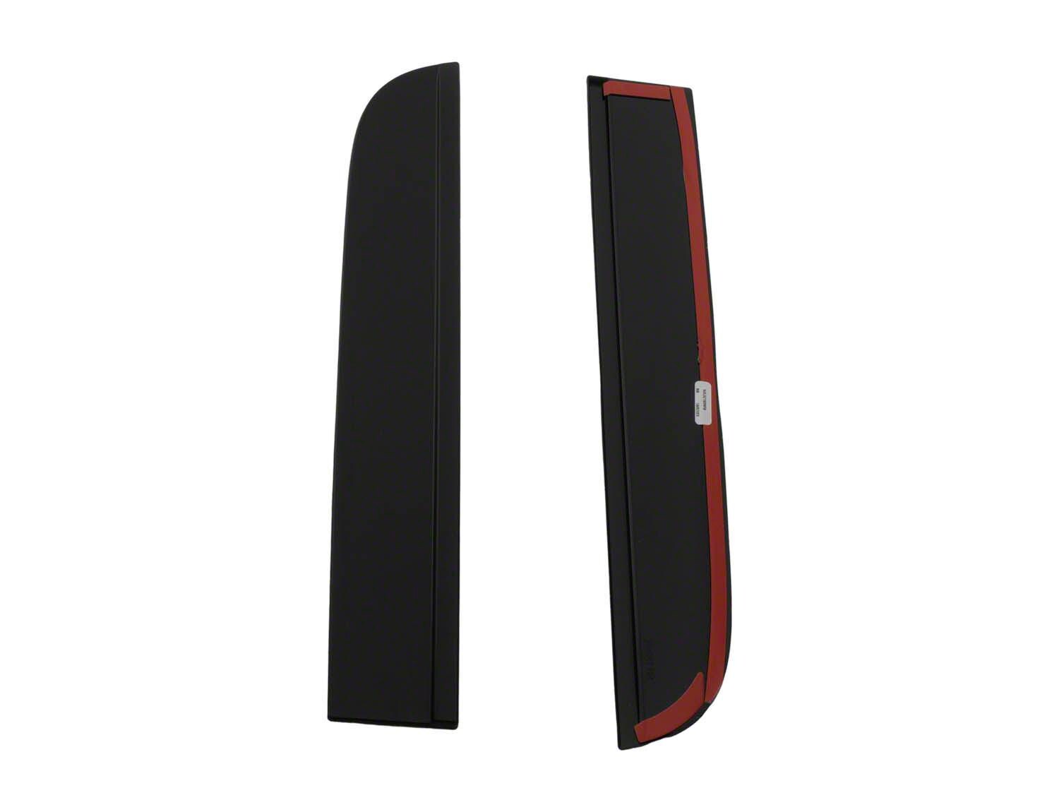 Supercab Low Profile Side Window Air Deflectors by Husky Liners