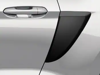 Mustang 2018-2023 Air Design® Matte Black Side Quarter Panel Scoop
