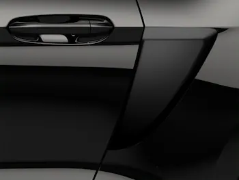 Mustang 2018-2023 Air Design® Shadow Black Side Quarter Panel Scoop