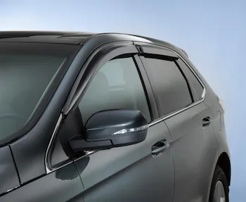 Edge 2019-2024 Side Window Deflectors - Low Profile, Smoke by Husky Liners®