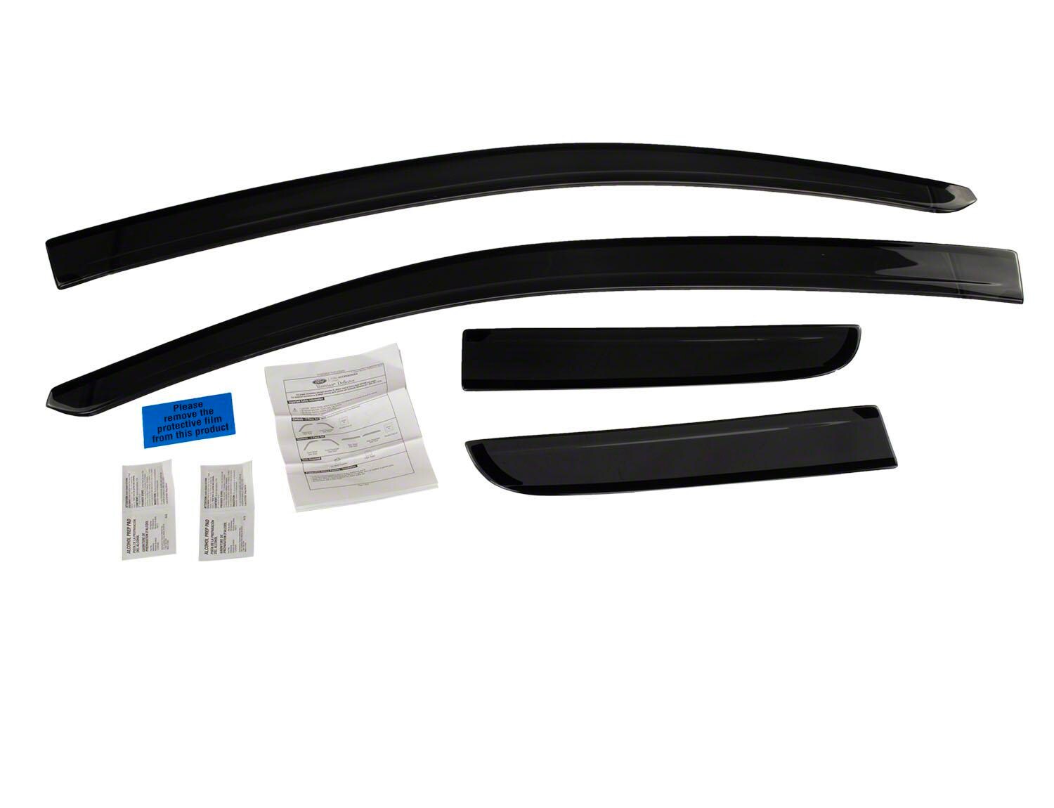 Ranger SuperCab 2019-2023 Smoke 4pc Side Window Air Deflector
