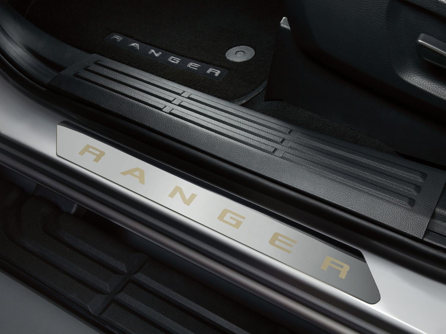 Ranger SuperCab 2019-2023 Polished Stainless Steel Door Sill
