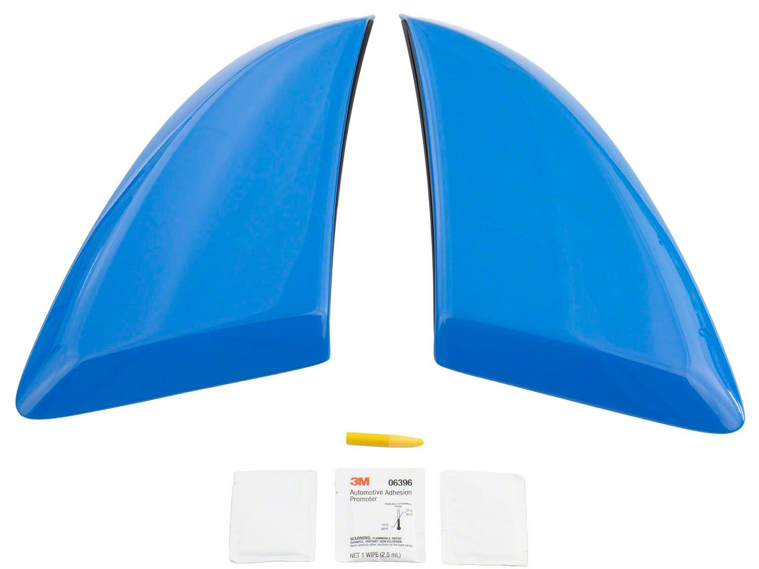 Mustang 2022-2023 Air Design® Grabber Blue Metallic Side Scoop