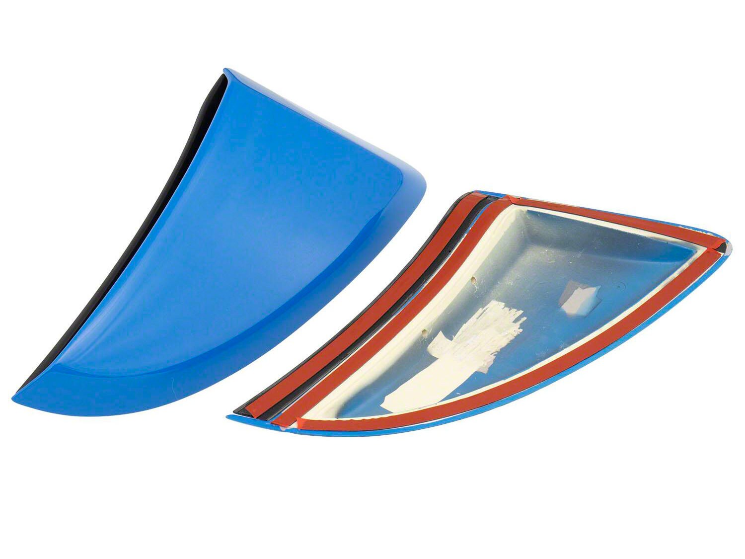Mustang 2022-2023 Air Design® Grabber Blue Metallic Side Scoop