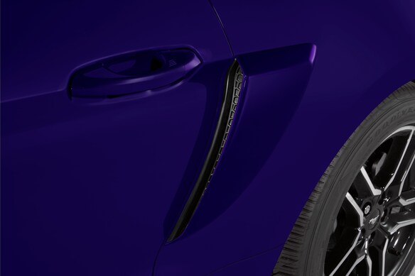 Mustang 2022-2023 Air Design® Oil Slick Blue Purple Side Scoop Main Image