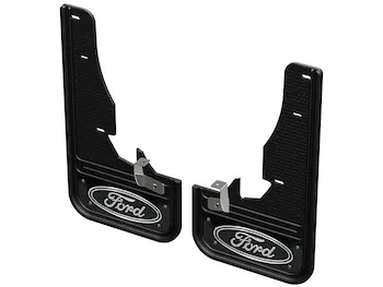 Explorer 2020-2026 Gatorback Black Ford Logo Splash Guards Front Pair