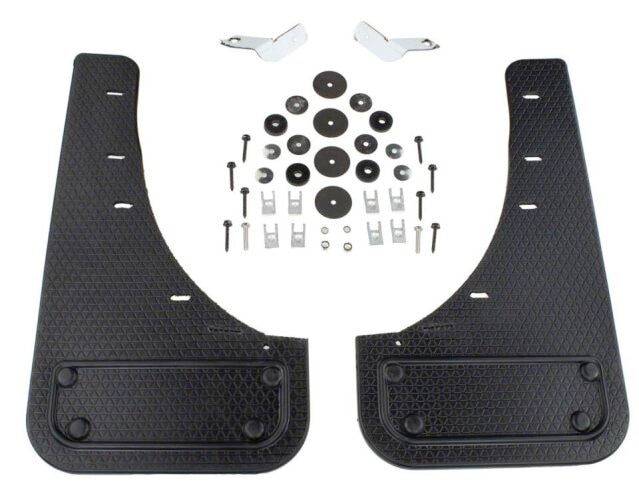 Escape 2020-2026 Gatorback Black Ford Logo Splash Guards Rear Pair
