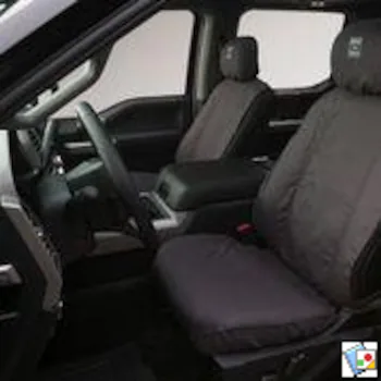 Bronco Sport 2021-2025 Covercraft Carhartt Protective Front Row Seat Covers in Pebble Gray