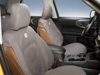 Bronco Sport 2021 Carhart Rear 60/40 w/Ctr Armrest and Underseat Storage Pebble Gray Seat Covers Main Image