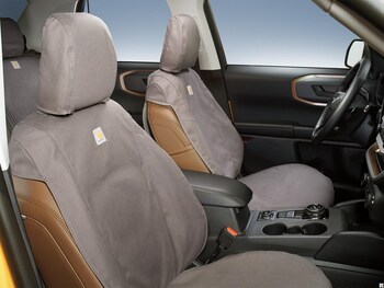 Bronco Sport 2021 Carhart Rear 60/40 w/Ctr Armrest and Underseat Storage Pebble Gray Seat Covers
