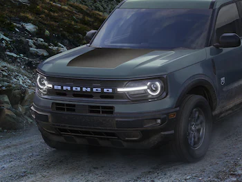 2021-2025 Bronco Sport Matte Black Hood Graphic