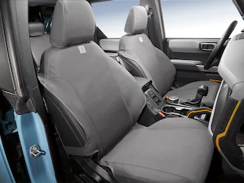 Bronco 4Dr 2021-2025 Covercraft Carhartt Front Protective Seat Covers in Pebble Grey