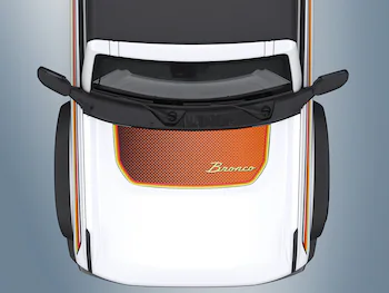 Bronco 2021-2025 Visco Hood Cowl/Stripes Retro Design