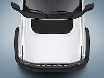 Bronco 2021-2025 VISCO Custom Graphics Blackout Package Hood Cowl and Stripe for 2-Door