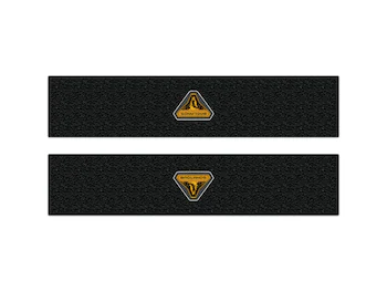 Bronco 2Dr 2021-2025 Badlands Edition Tufskinz Door Sill Protector Kit with Badlands Logo