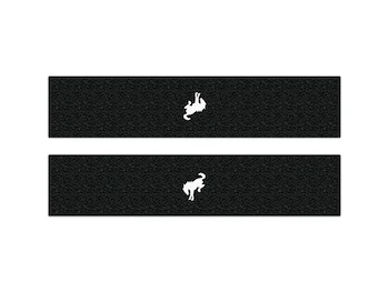 Bronco 2Dr 2021-2025 Tufskinz Bucking Bronco Logo Door Sill Protector Kit