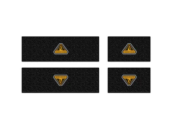 Bronco 4Dr 2021-2025 Badlands Edition Tufskinz Door Sill Protector Kit with Badlands Logo