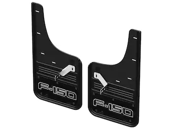 F-150 2021-2026 Gatorback Black Splash Guards Front Pair