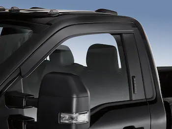 Regular Cab Side Window Deflectors - Low Profile, Smoke by Husky Liners®