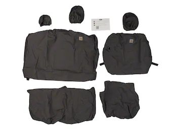 Covercraft Carhartt Rear Row Seat Covers 60/40 in Gravel for SuperCab