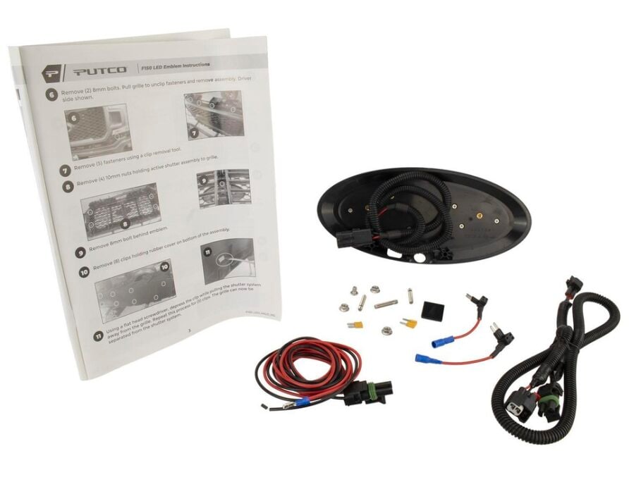 F-150 2021-2022 Lighted Ford Oval Front Halogen & LED Reflector