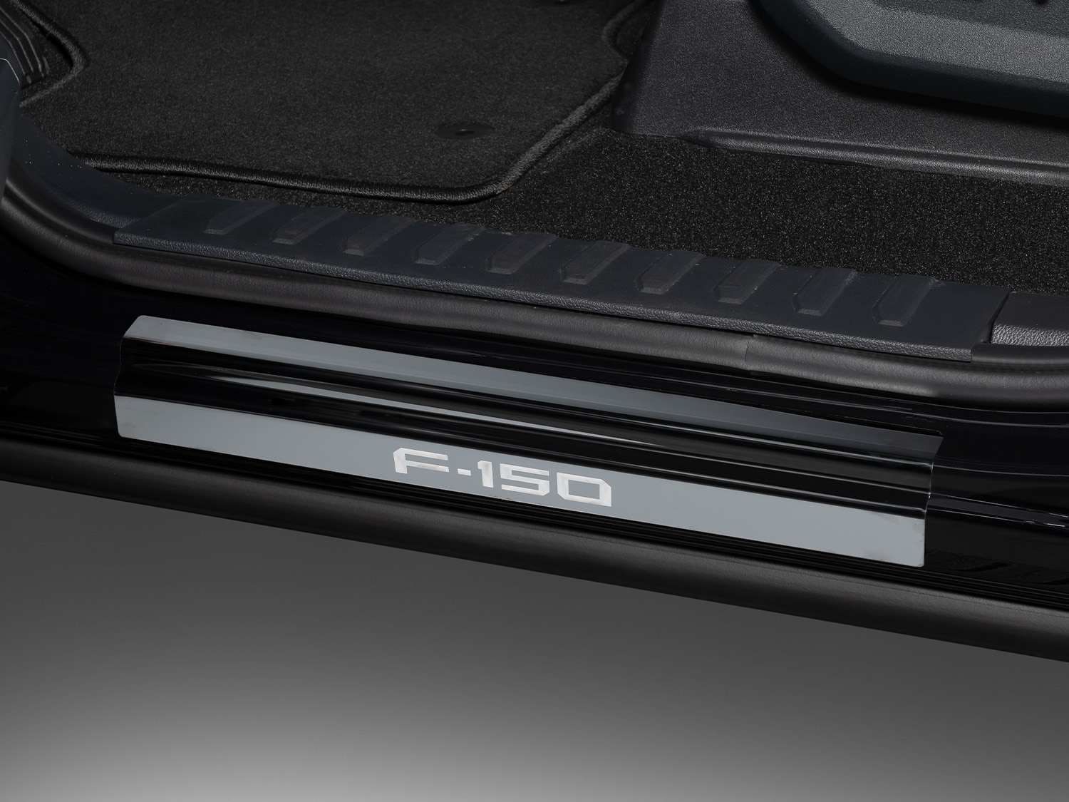 F-150 CrewCab 2021-2026 Putco Black Platinum Stainless Steel Door