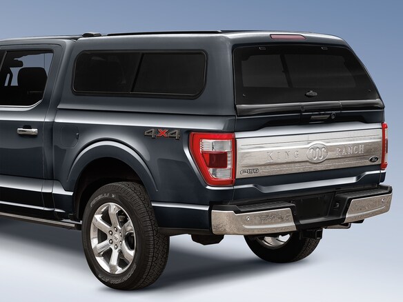F-150 2021-2022 Leer Group Smoked Quartz CabHigh Sport Bed Cap for 5.5 Bed, Paint Code TQ - NON-RETURNABLE Main Image
