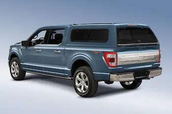 F-150 2021-2023 Leer Group Cab High Sport Bed Cap for 5.5 Bed, Area 51, Paint Code KU - NON-RETURNABLE