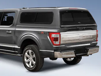 F-150 2021-2026 Leer Group Carbonized Gray CabHigh Sport Bed Cap for 6.5 Bed, Paint Code M7 - NON-RETURNABLE