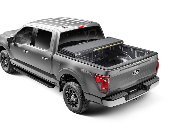 F-150 2021-2025 Hard Folding Over the Bedrails Truck Bed Cover by RealTruck Advantage® for 8' Bed Main Image
