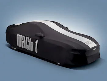 Mustang 2021-2023 Black & White Full Vehicle Cover for Low Wing Models