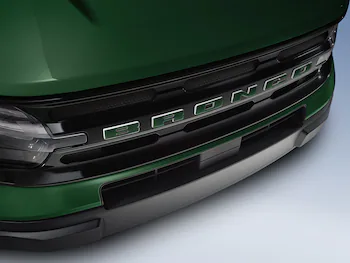 Bronco Sport 2021-2025 TufSkinz Eruption Green Grille Letters