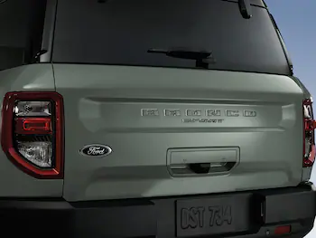 Bronco Sport 2021-2025 TufSkinz Cactus Gray Liftgate Lettering