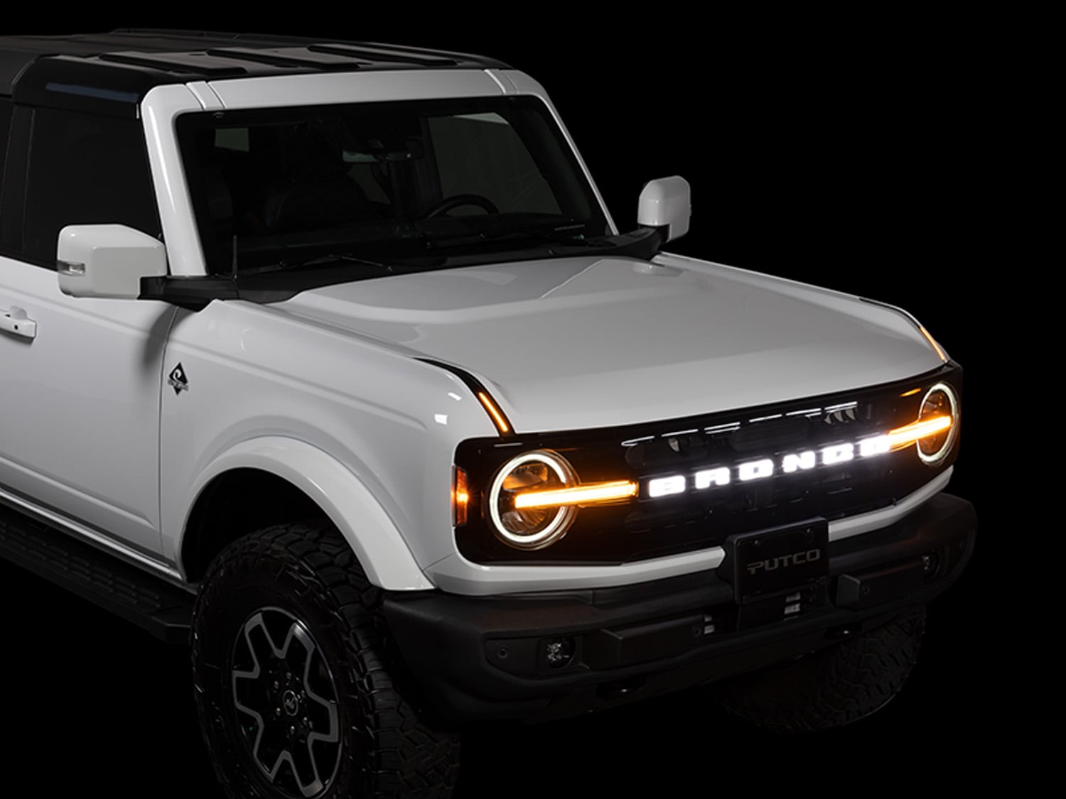 Bronco 2024-2026, Illuminated Grille Letters for Vehicles w/o