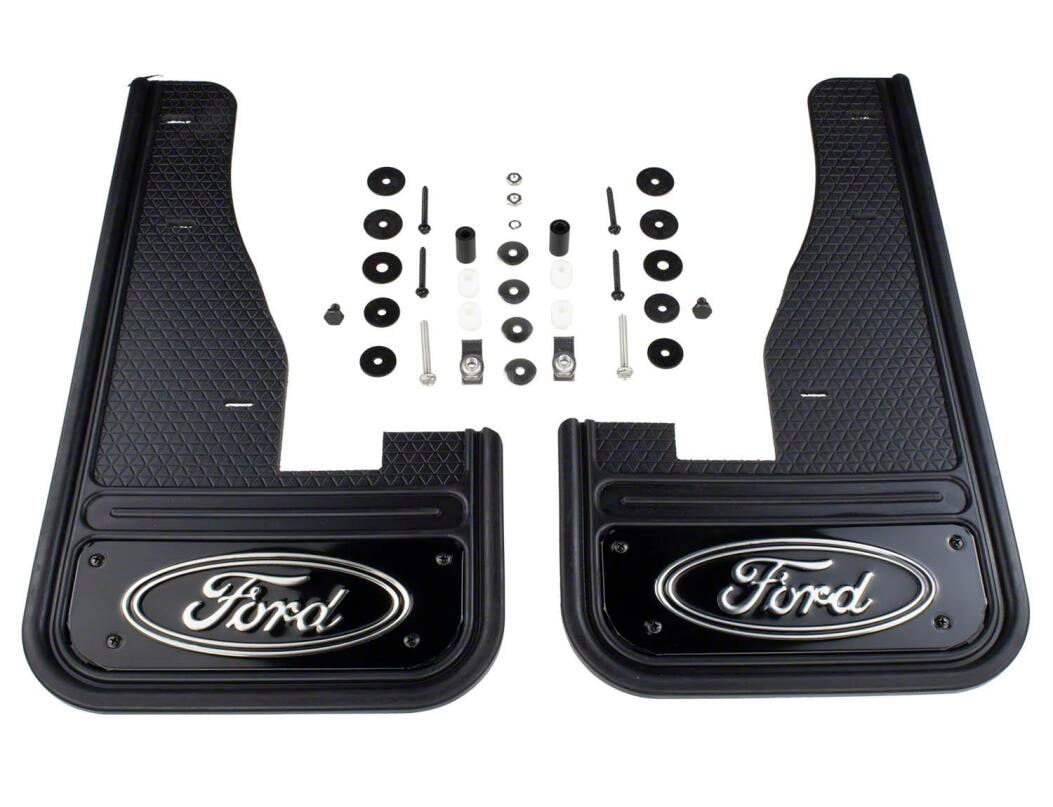 Explorer 2022-2026 Gatorback Black Oval Splash Guards Rear Pair